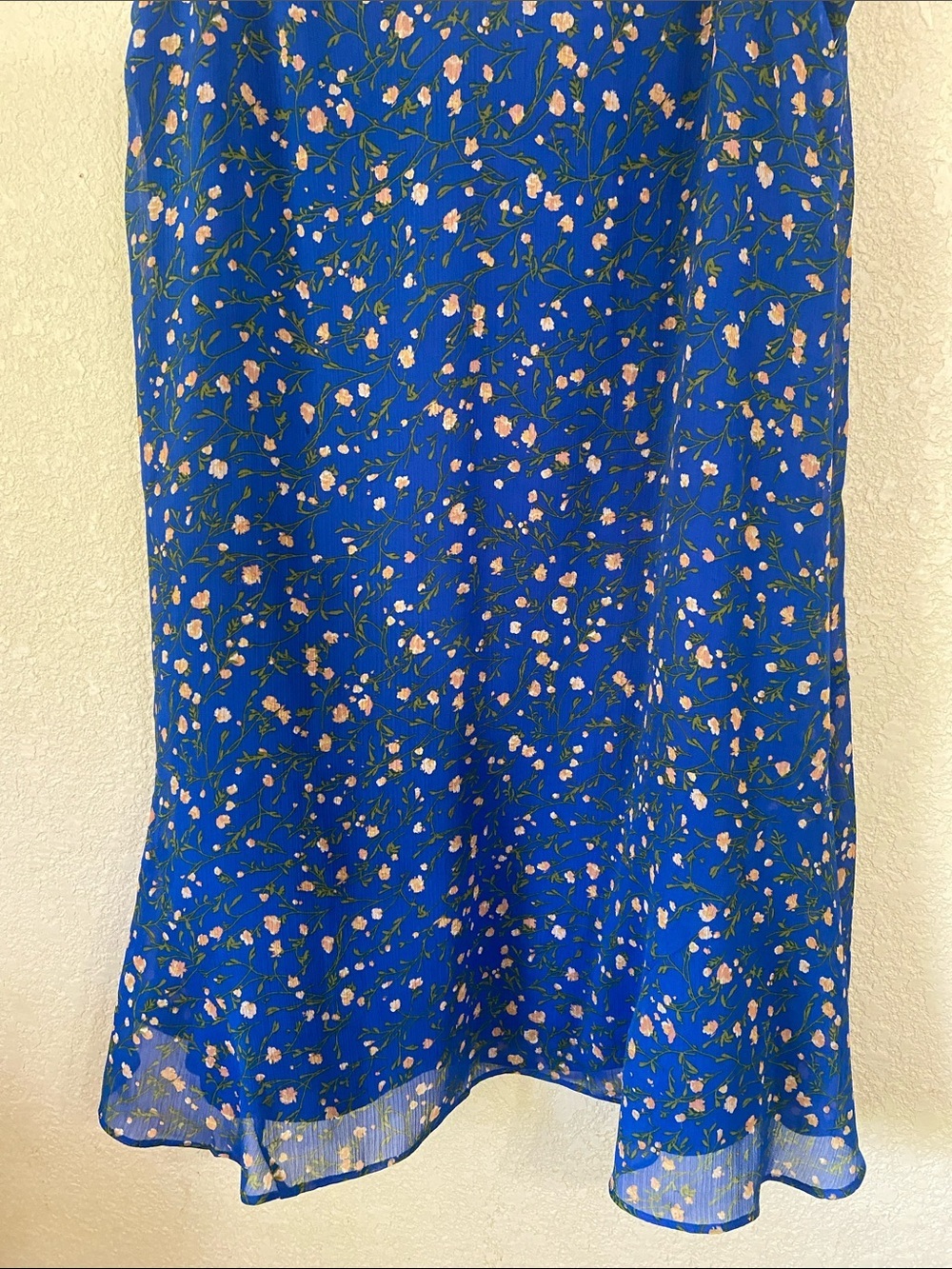 Charles Henry Royal Blue Floral Dress - Picture 3 of 7